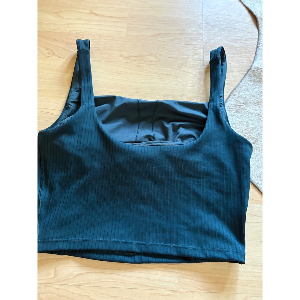 VUORI Inversion Rib Support Tank In Moss Green Size Small - Picture 3 of 8
